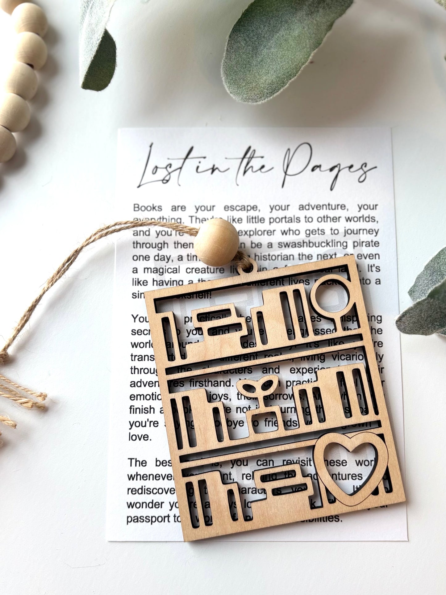 Book Lover-Lost in the Pages Story Card Charm