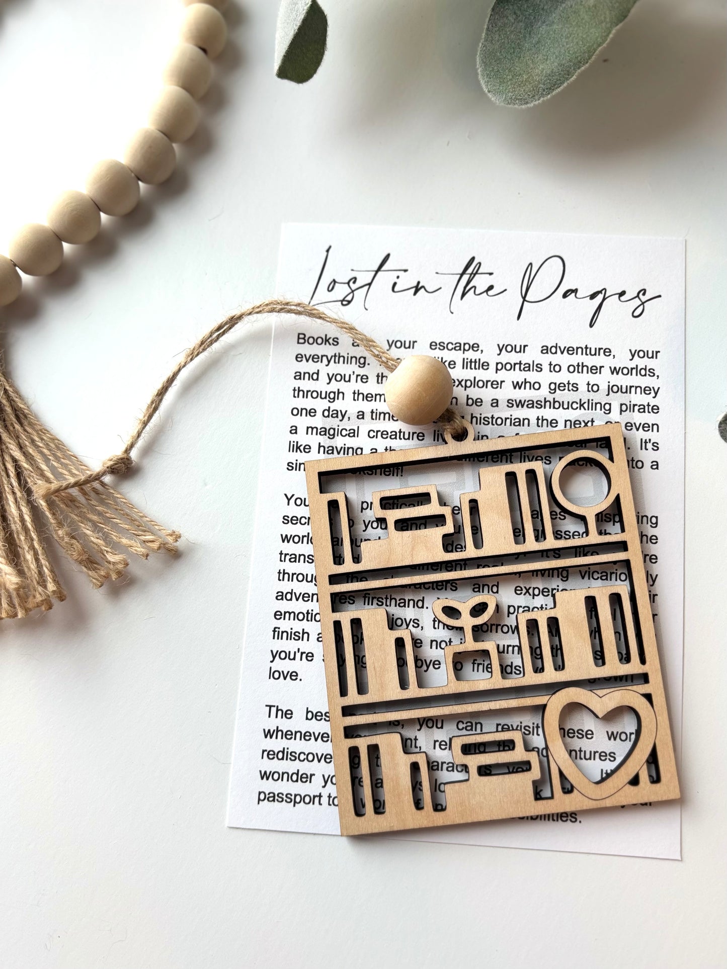Book Lover-Lost in the Pages Story Card Charm