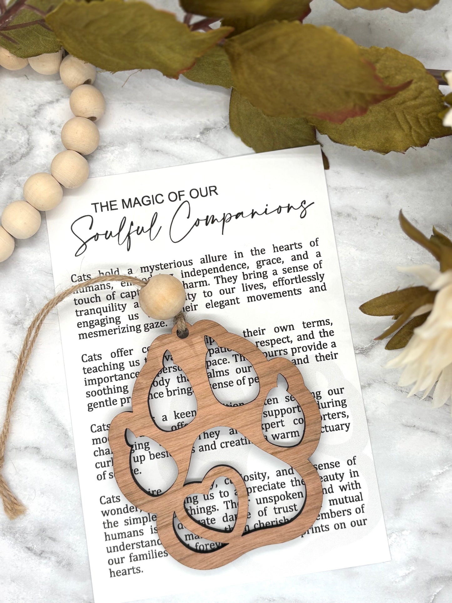 Cat Companion -Soulful Companions Story Card Charm
