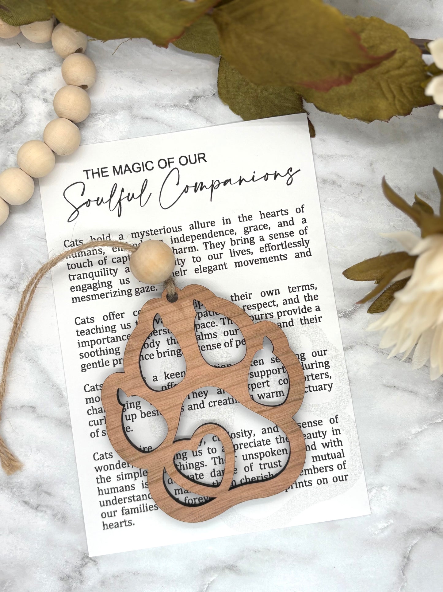 Cat Companion -Soulful Companions Story Card Charm