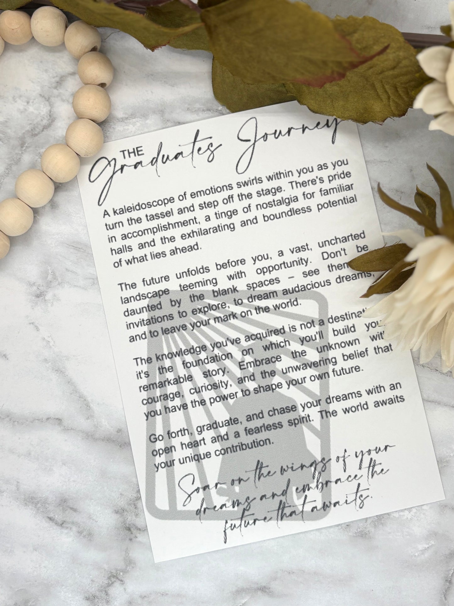 Graduate-The Graduate’s Journey Story Card Charm-Male