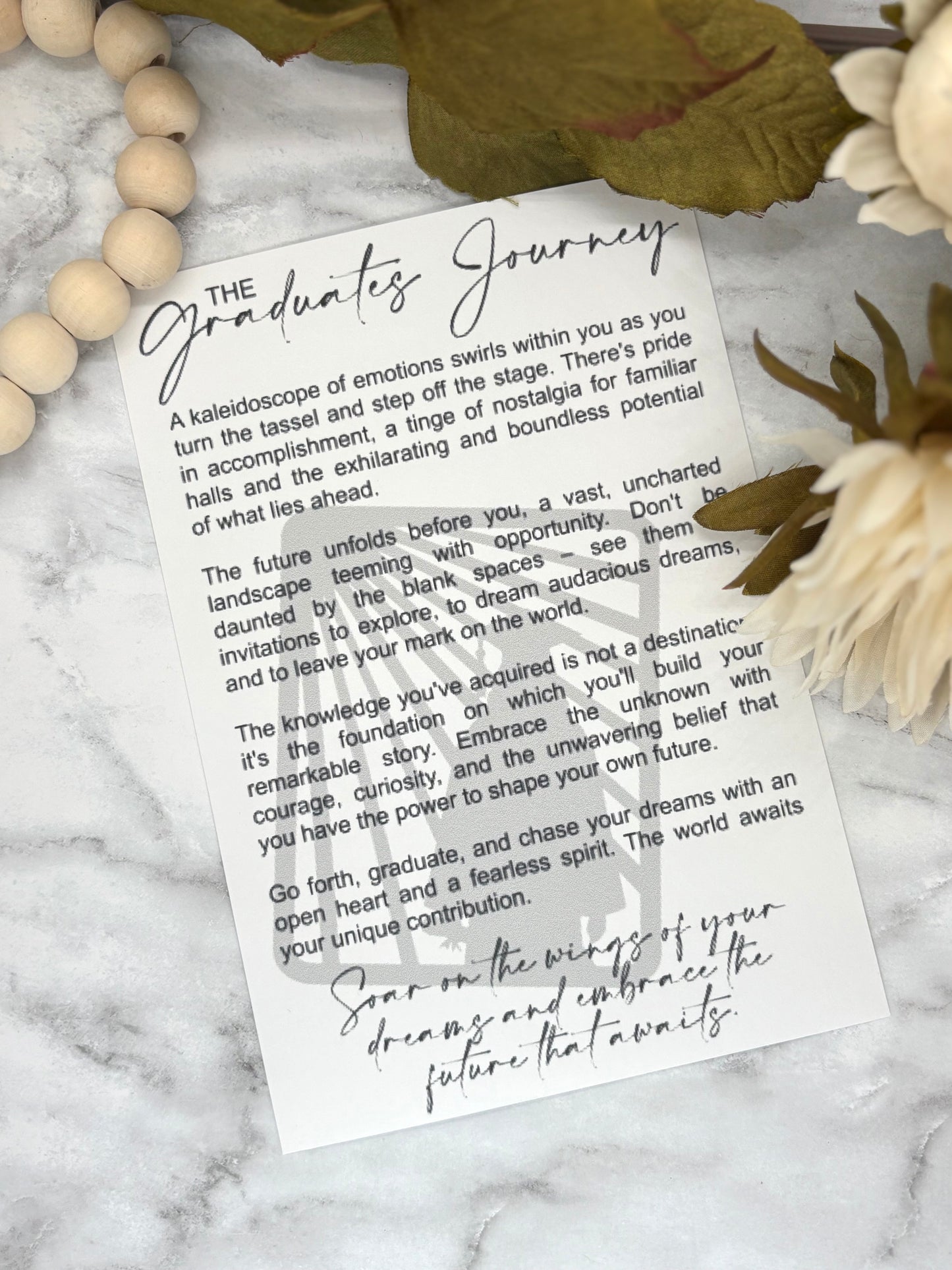 Graduate-The Graduate’s Journey Story Card Charm-Female