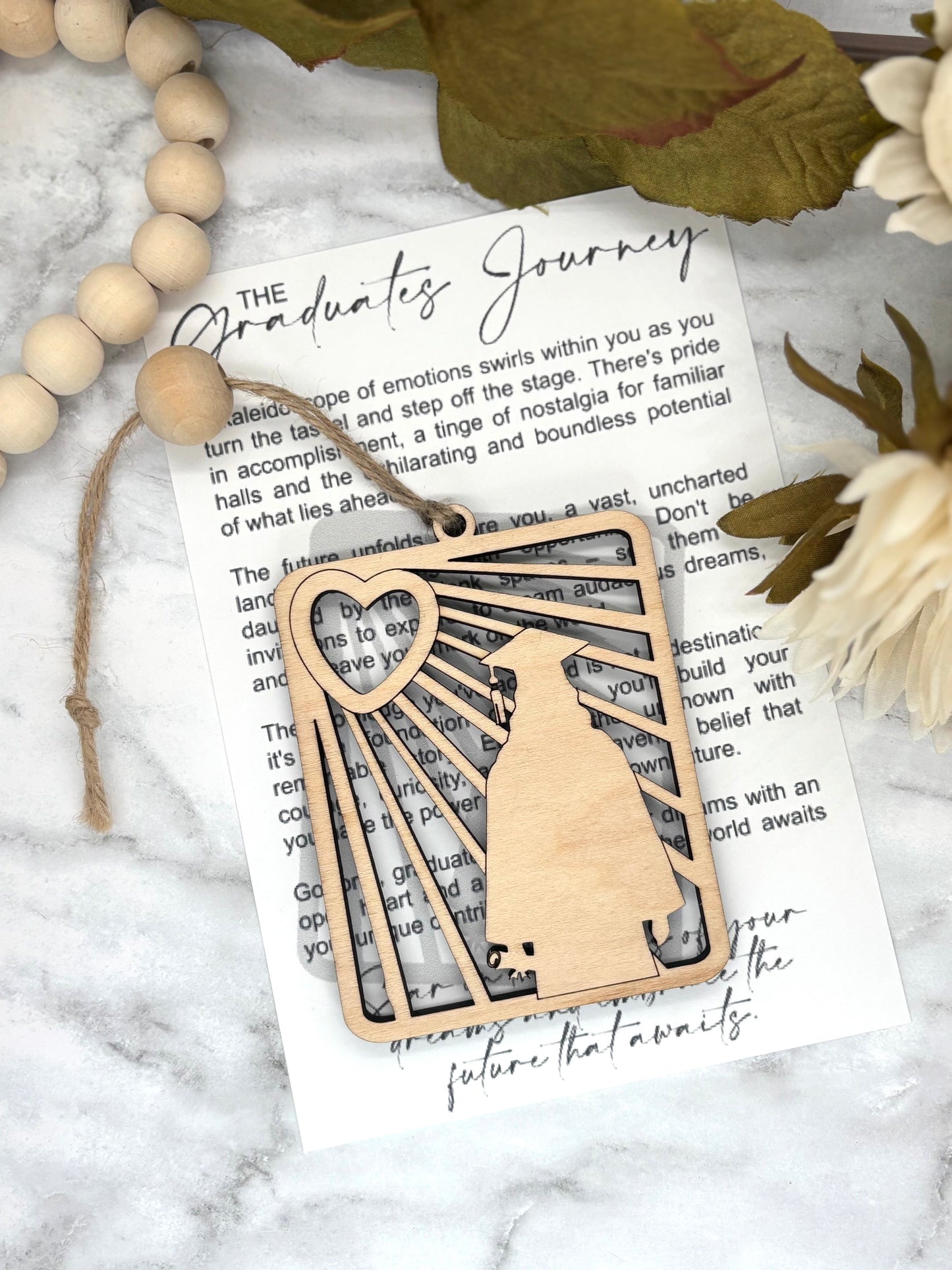 Graduate-The Graduate’s Journey Story Card Charm-Female