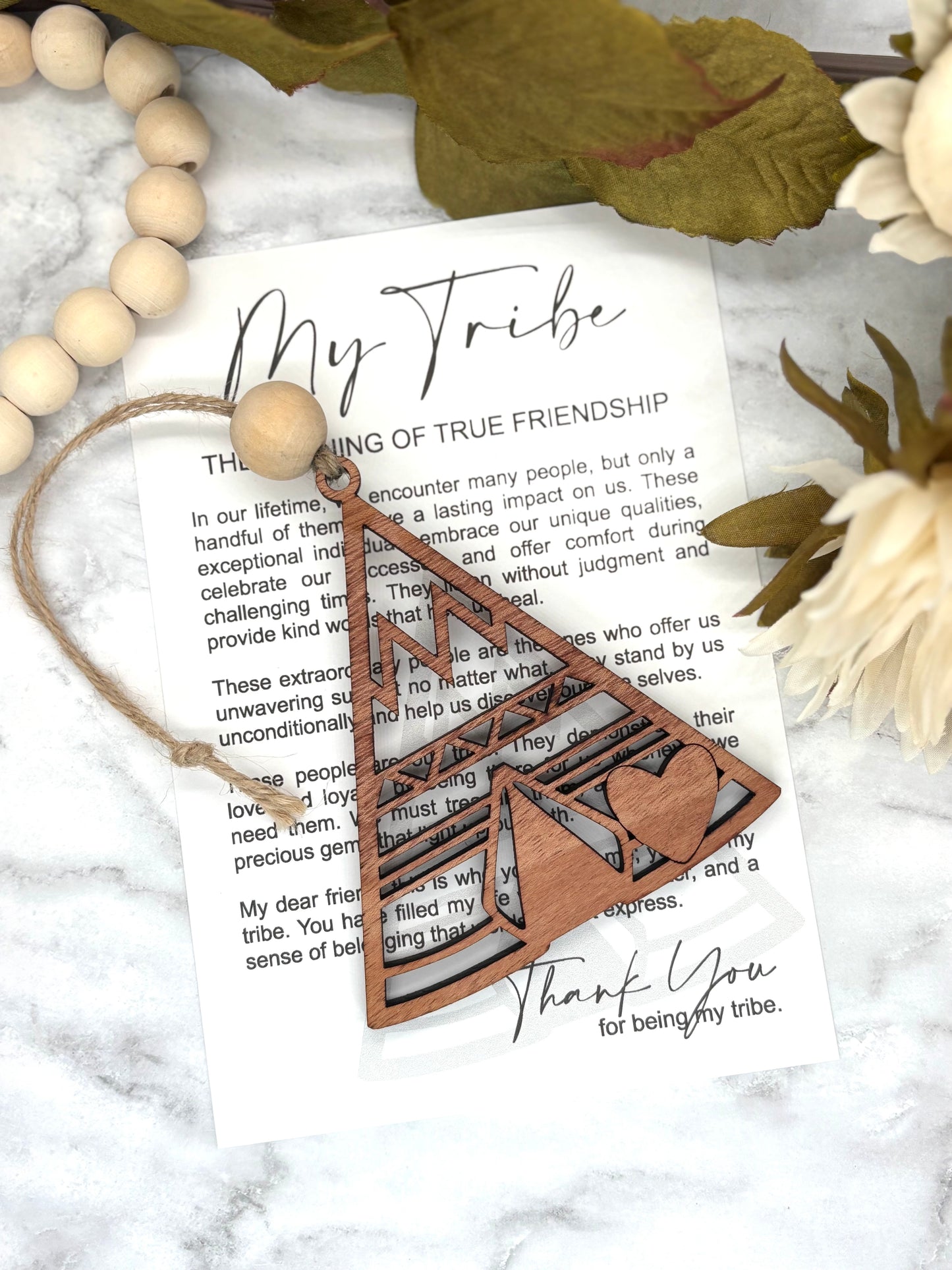 Friendship-My Tribe Story Card Charm-True Friendship