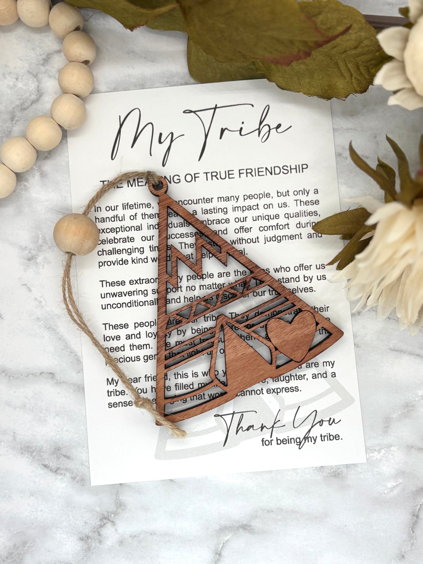 Friendship-My Tribe Story Card Charm-True Friendship