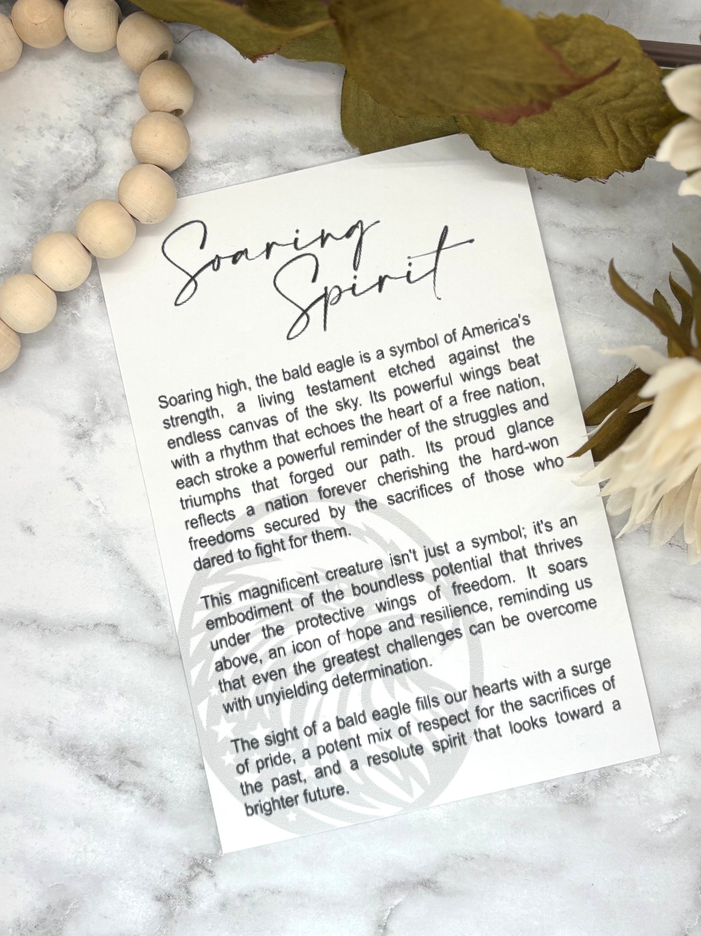 Eagle_Soaring Spirit Story Card Charm-Eagle