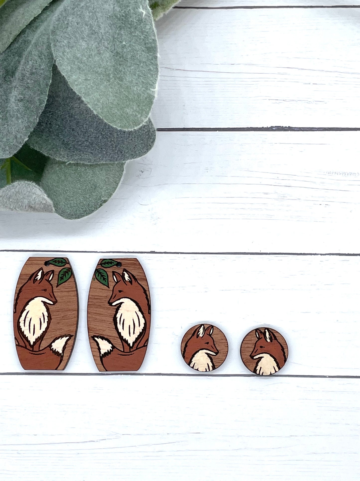 Woodland Creatures Fox Earrings