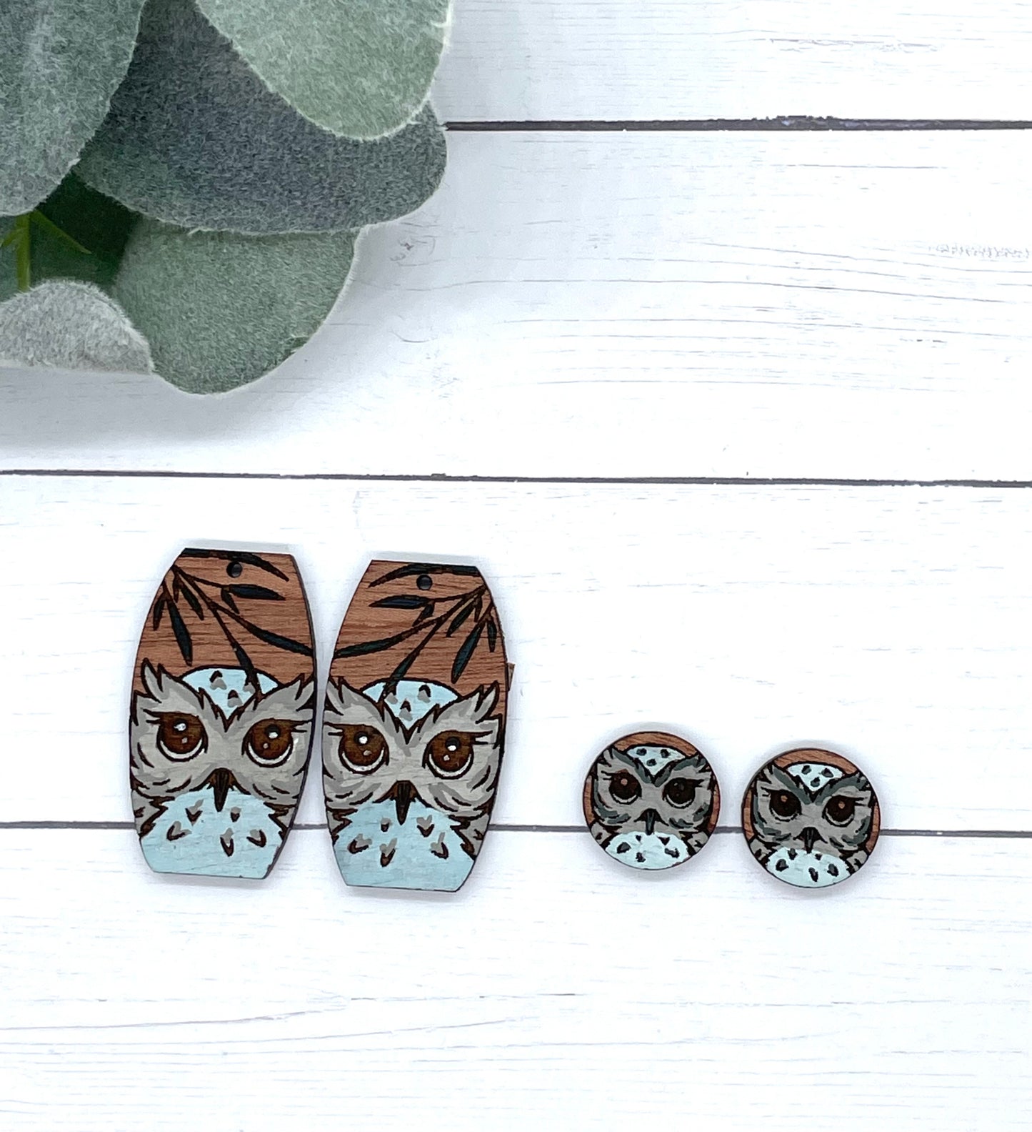 Woodland Creatures Owl Earrings