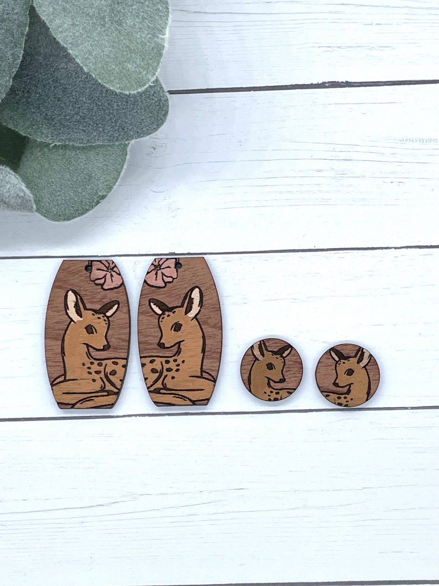 Woodland Creatures Deer Earrings