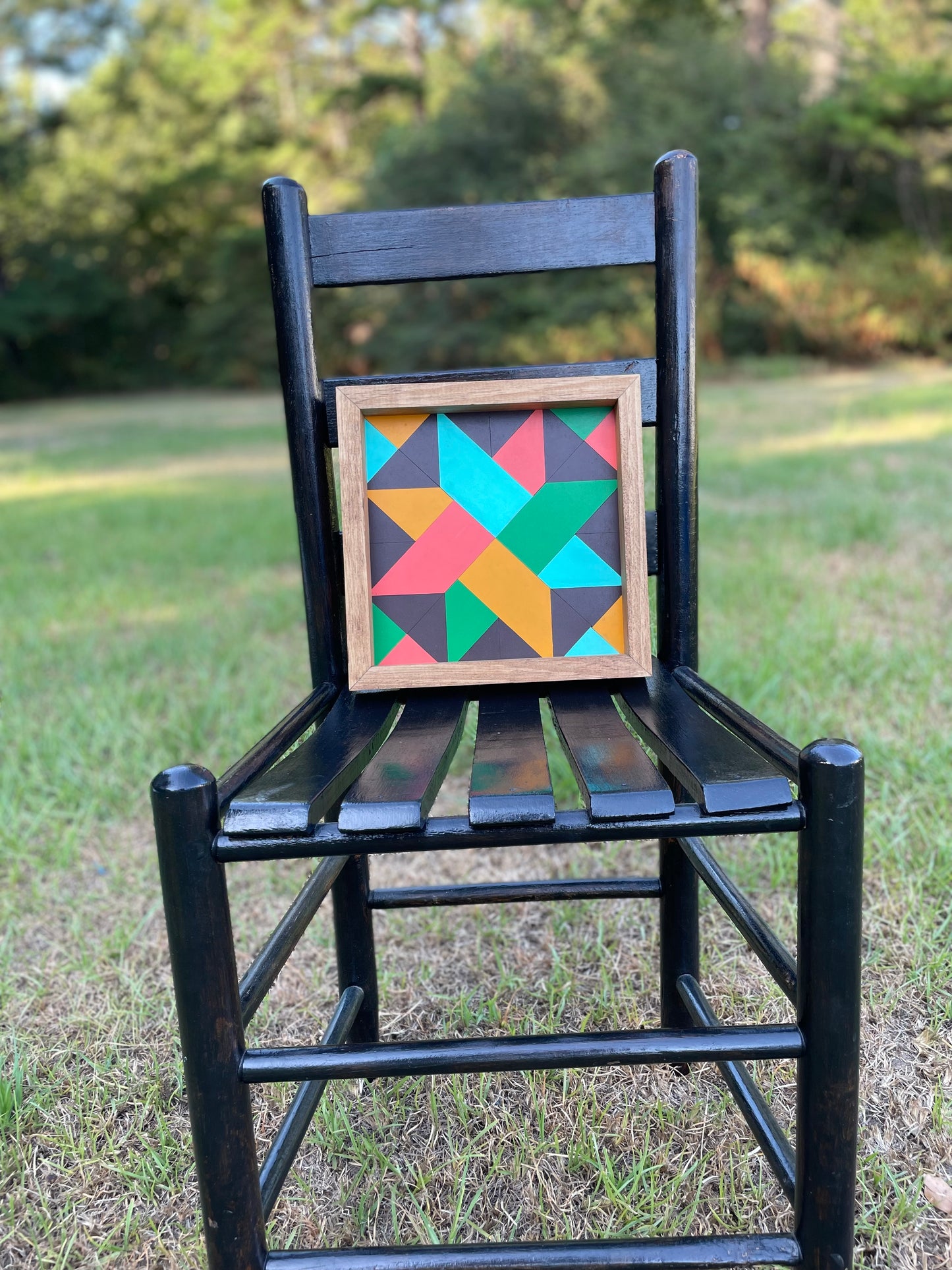 Barn Quilt Wood Art 10”x10”
