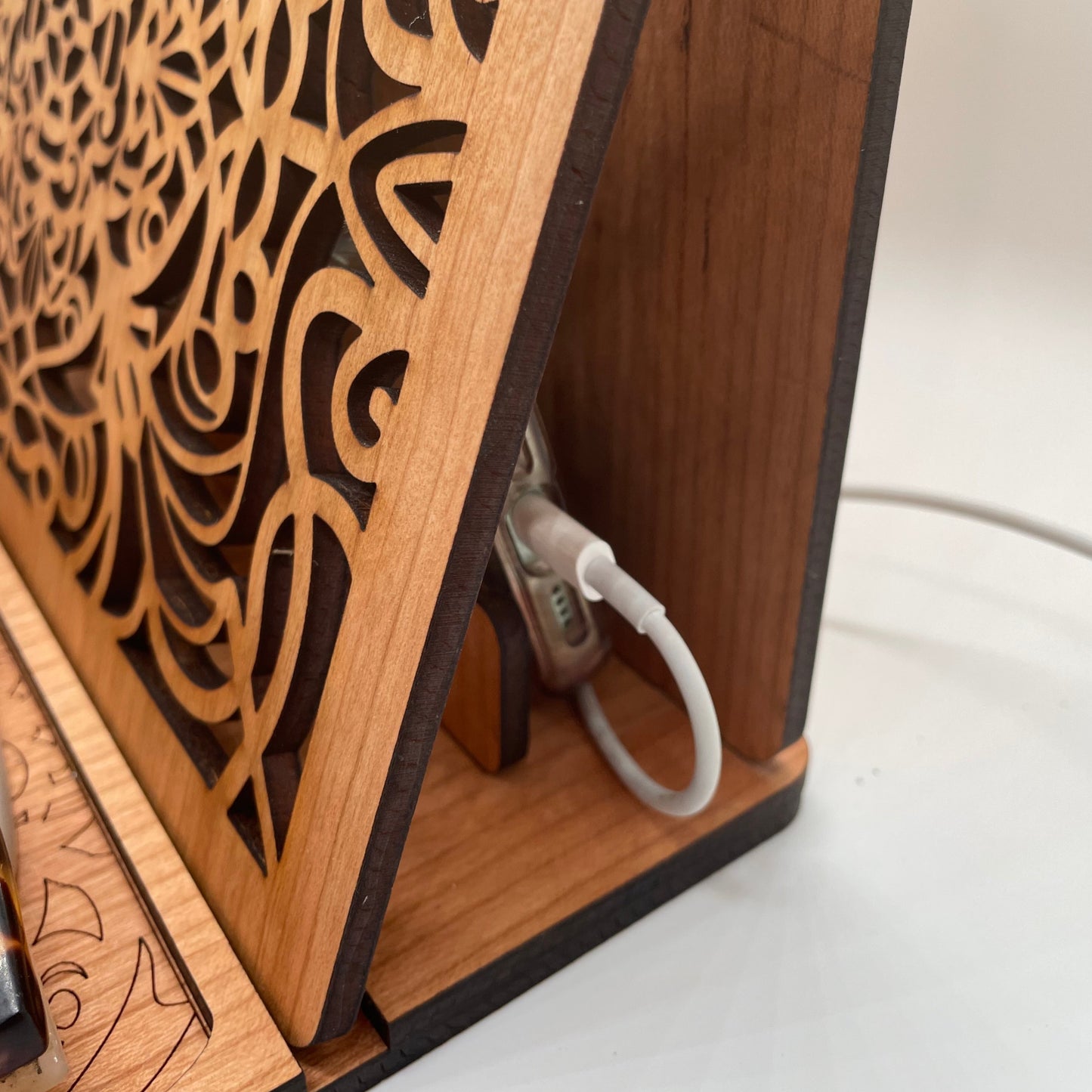 Wood Book Valet