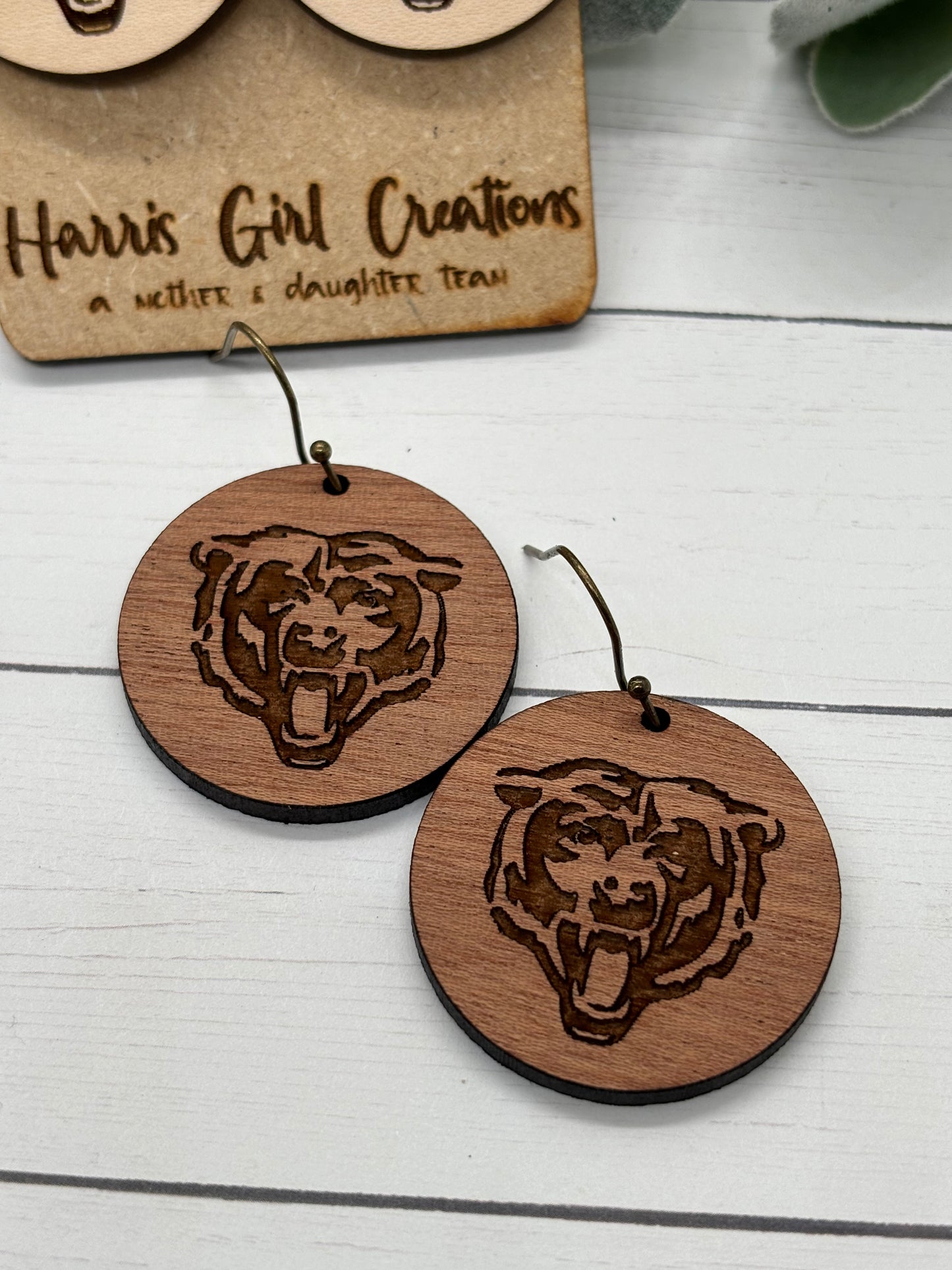 Timpson Bears School Spirit Earrings