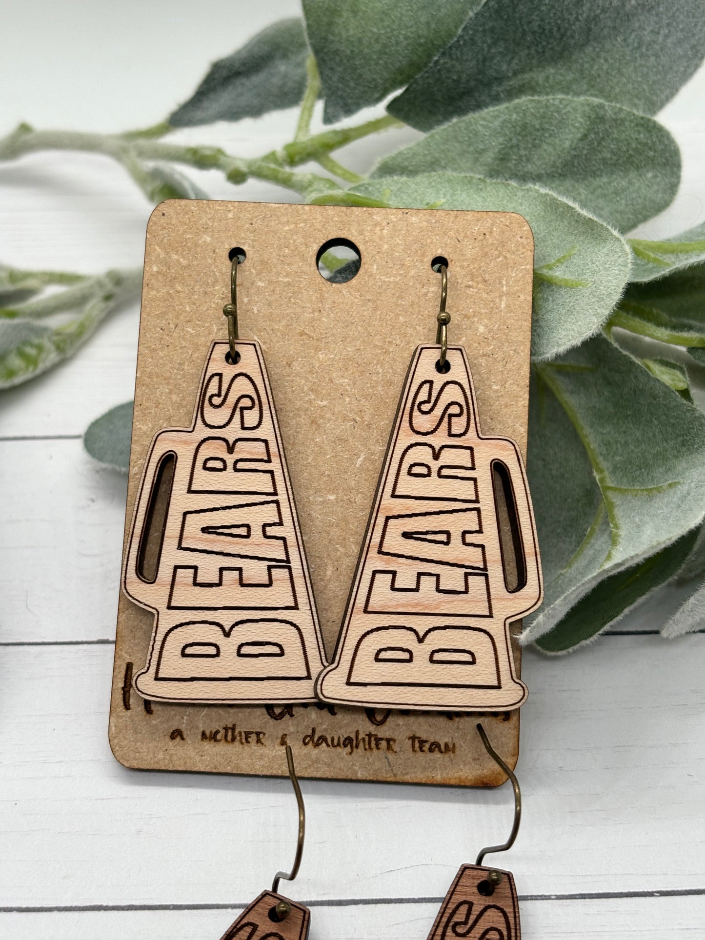 Bear School Spirit Earrings