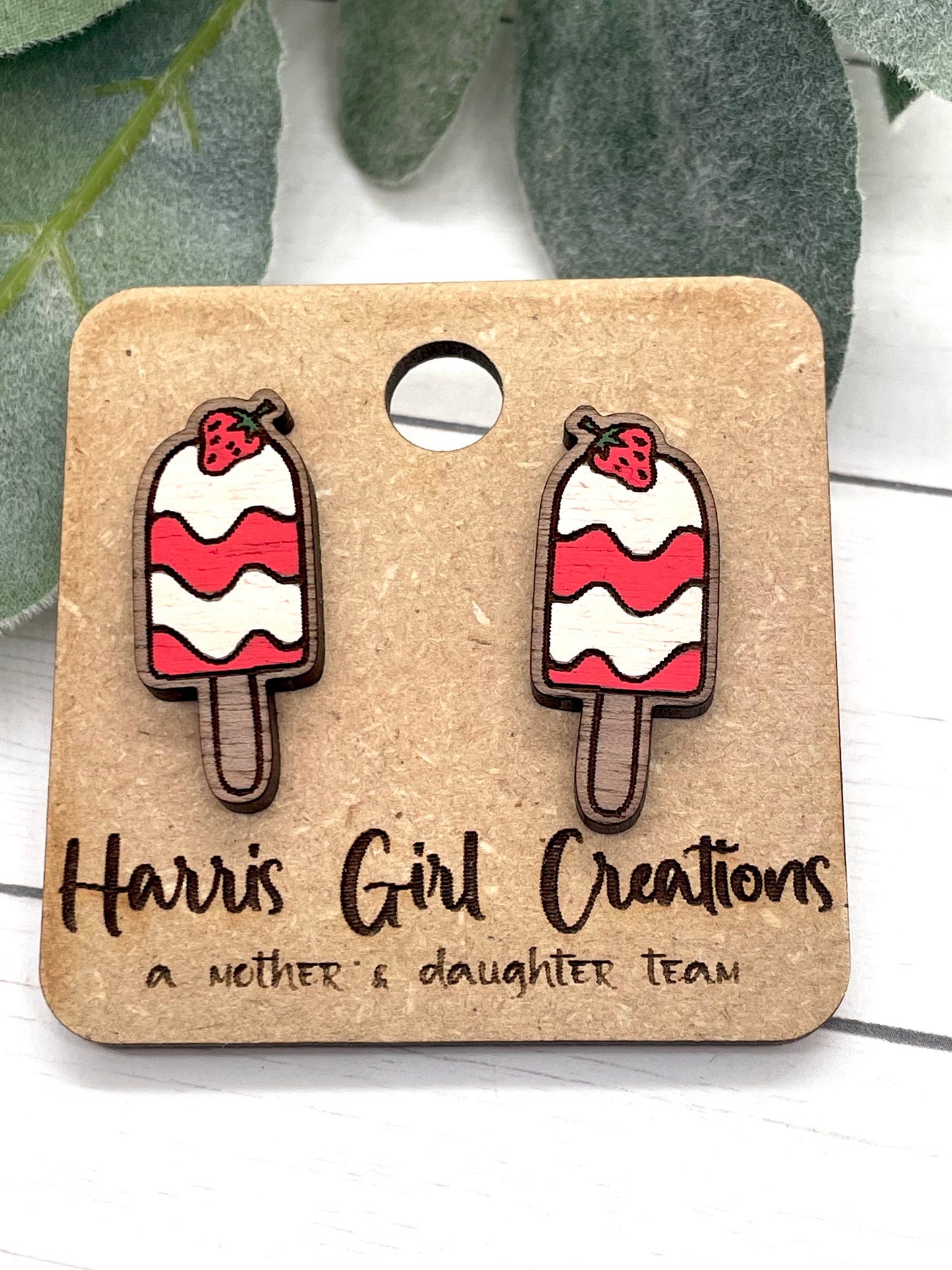 Ice Cream Stud Collection (Hand-painted)