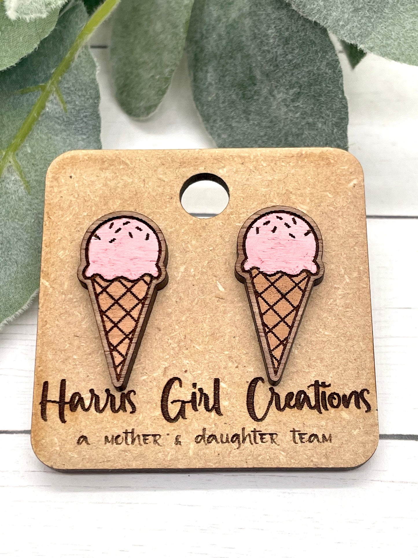 Ice Cream Stud Collection (Hand-painted)