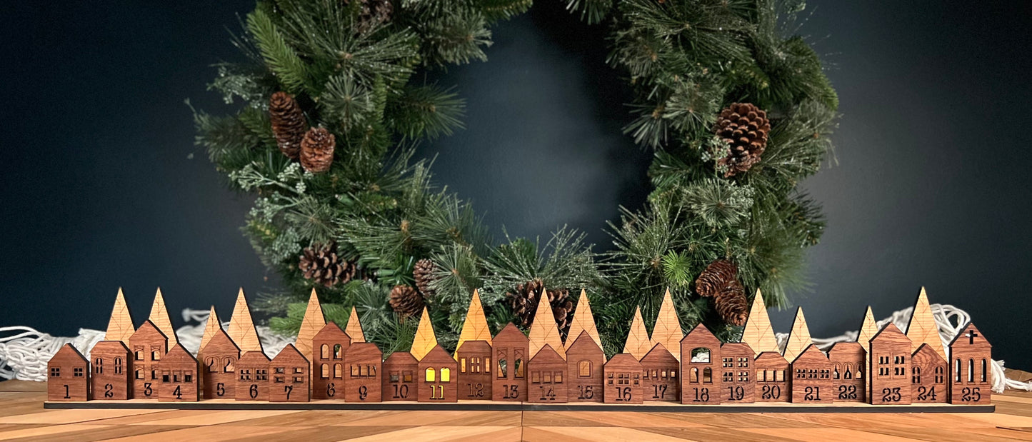 Lighted Village Advent