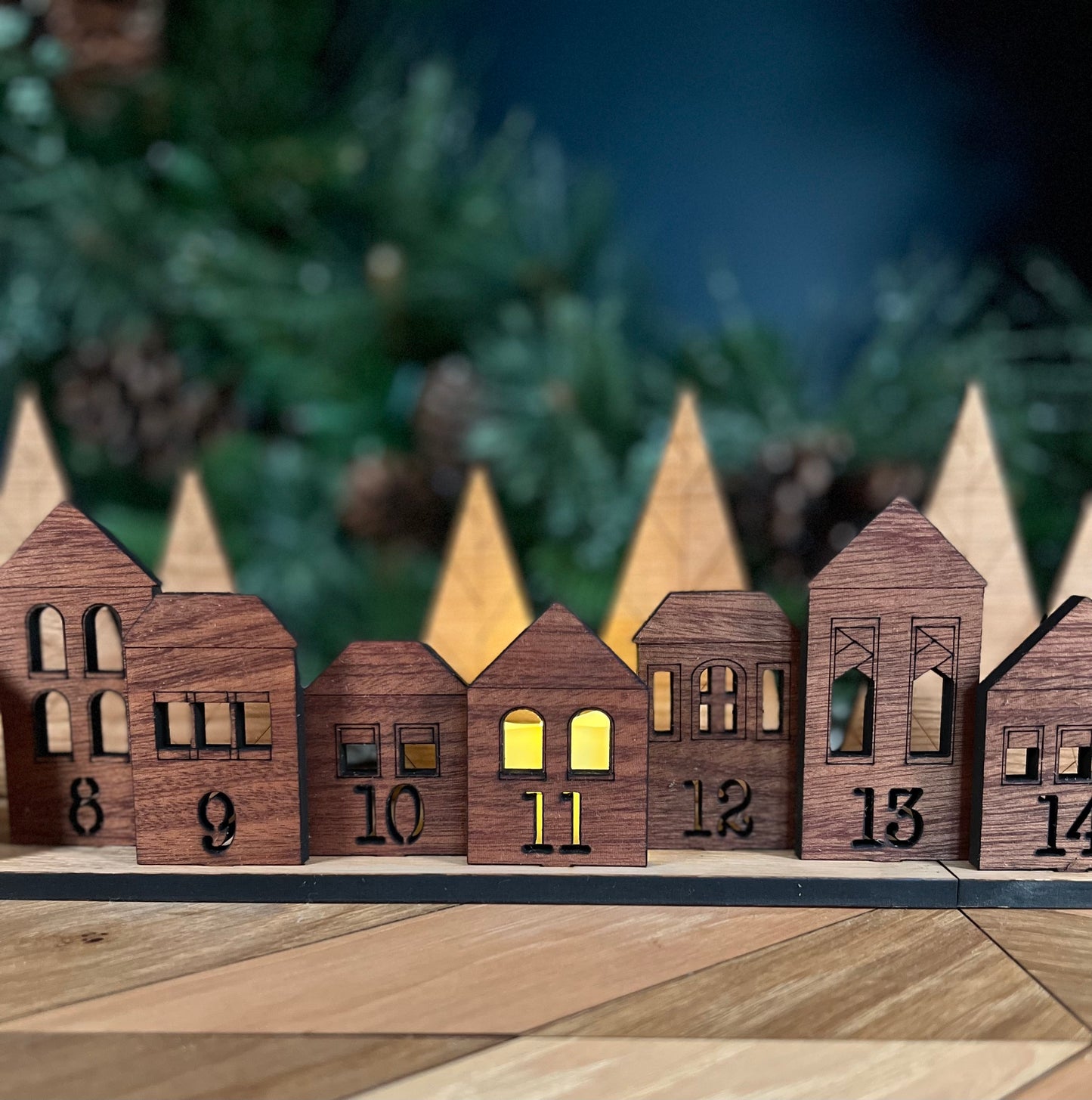 Lighted Village Advent