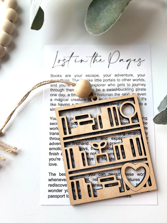 Book Lover-Lost in the Pages Story Card Charm