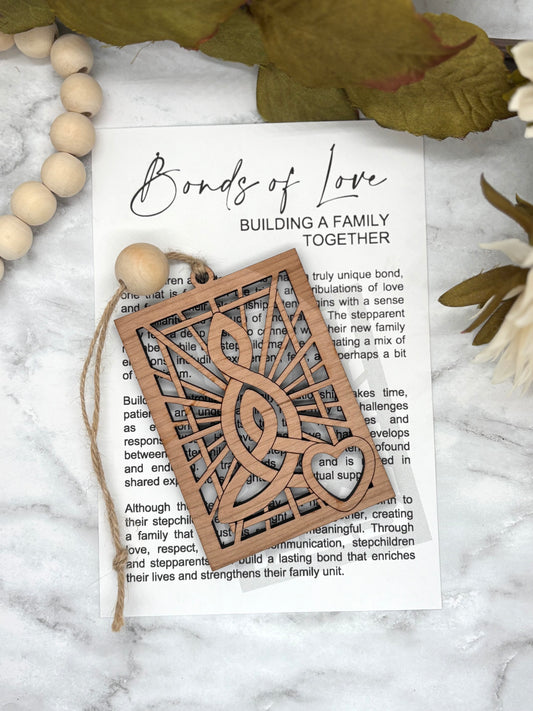 Stepparents-Bonds of Love Story Card Charm