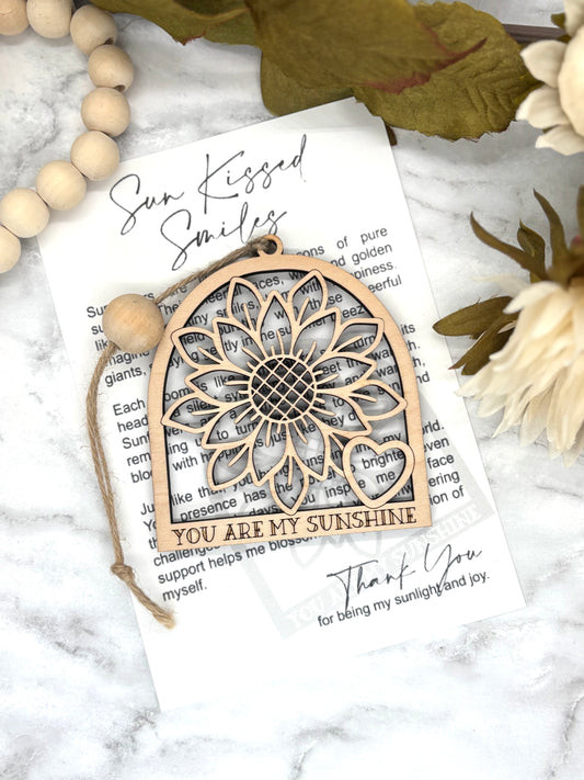 Sunflower-Sun Kissed Smiles Story Card Charm