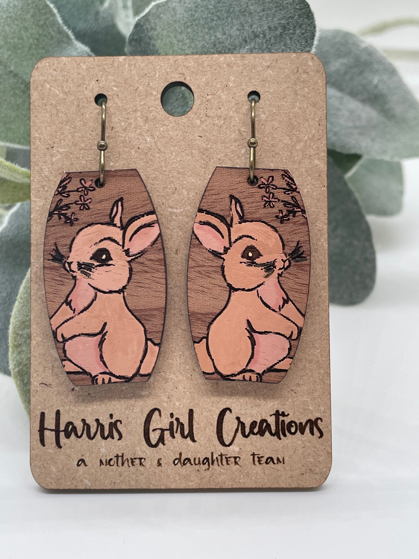 Woodland Creatures Rabbit Earrings