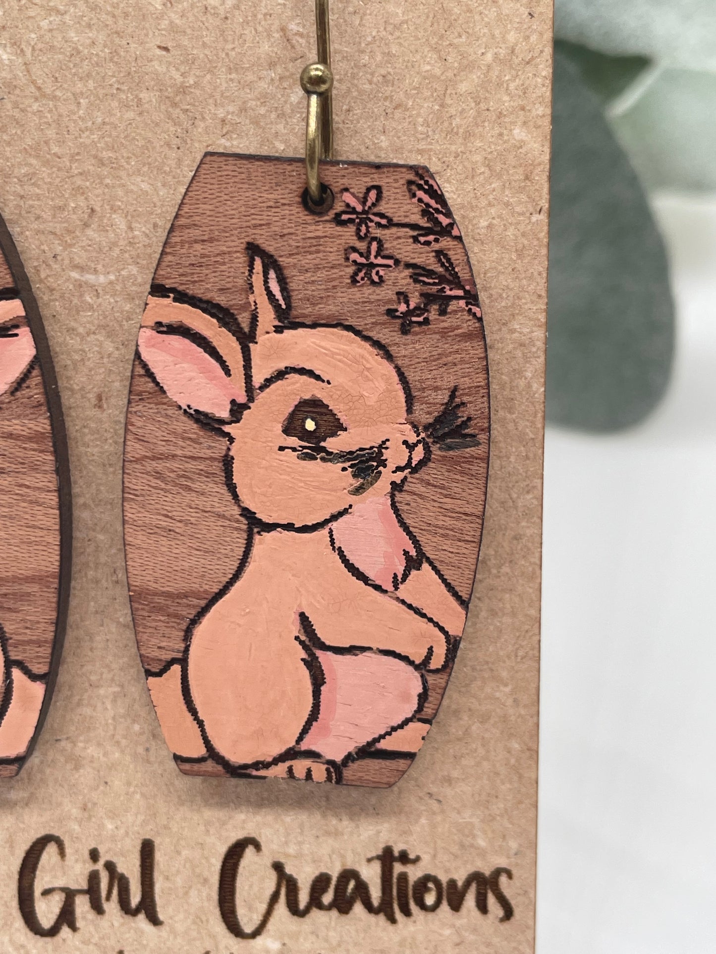 Woodland Creatures Rabbit Earrings