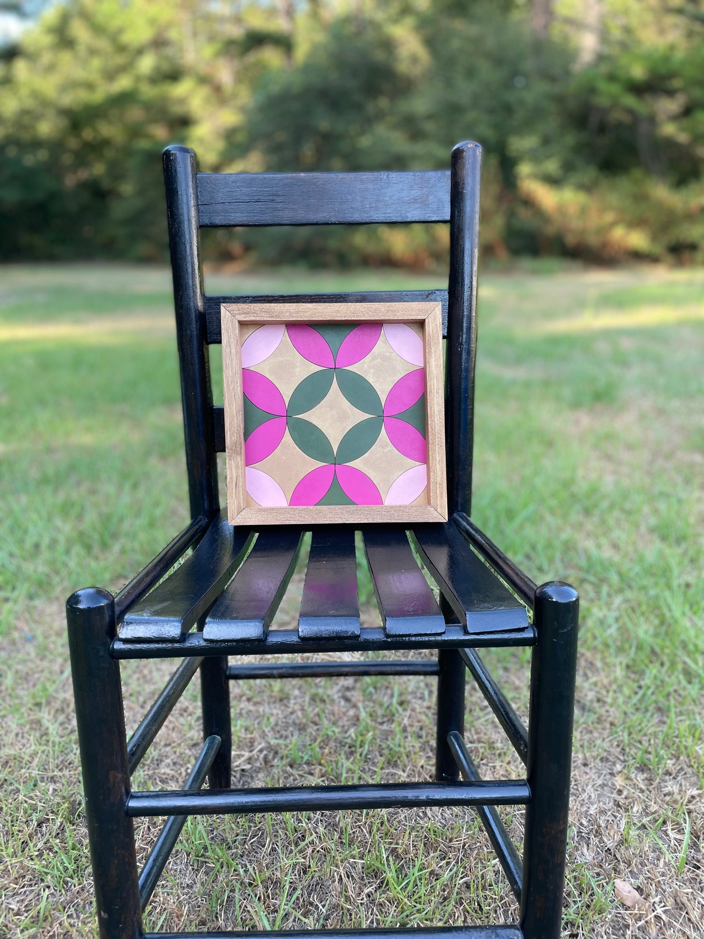 Barn Quilt Wood Art 10”x10”