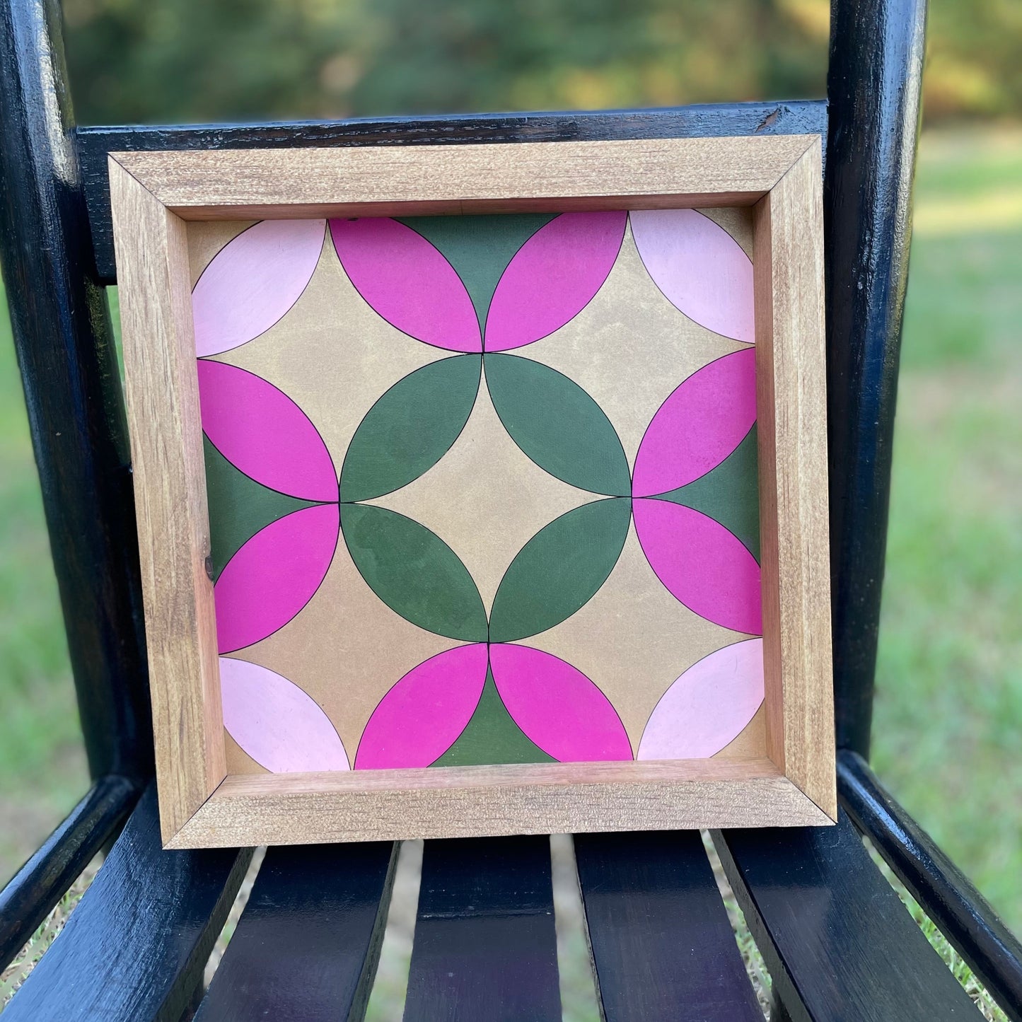 Barn Quilt Wood Art 10”x10”