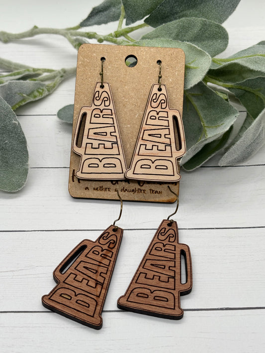 Bear School Spirit Earrings