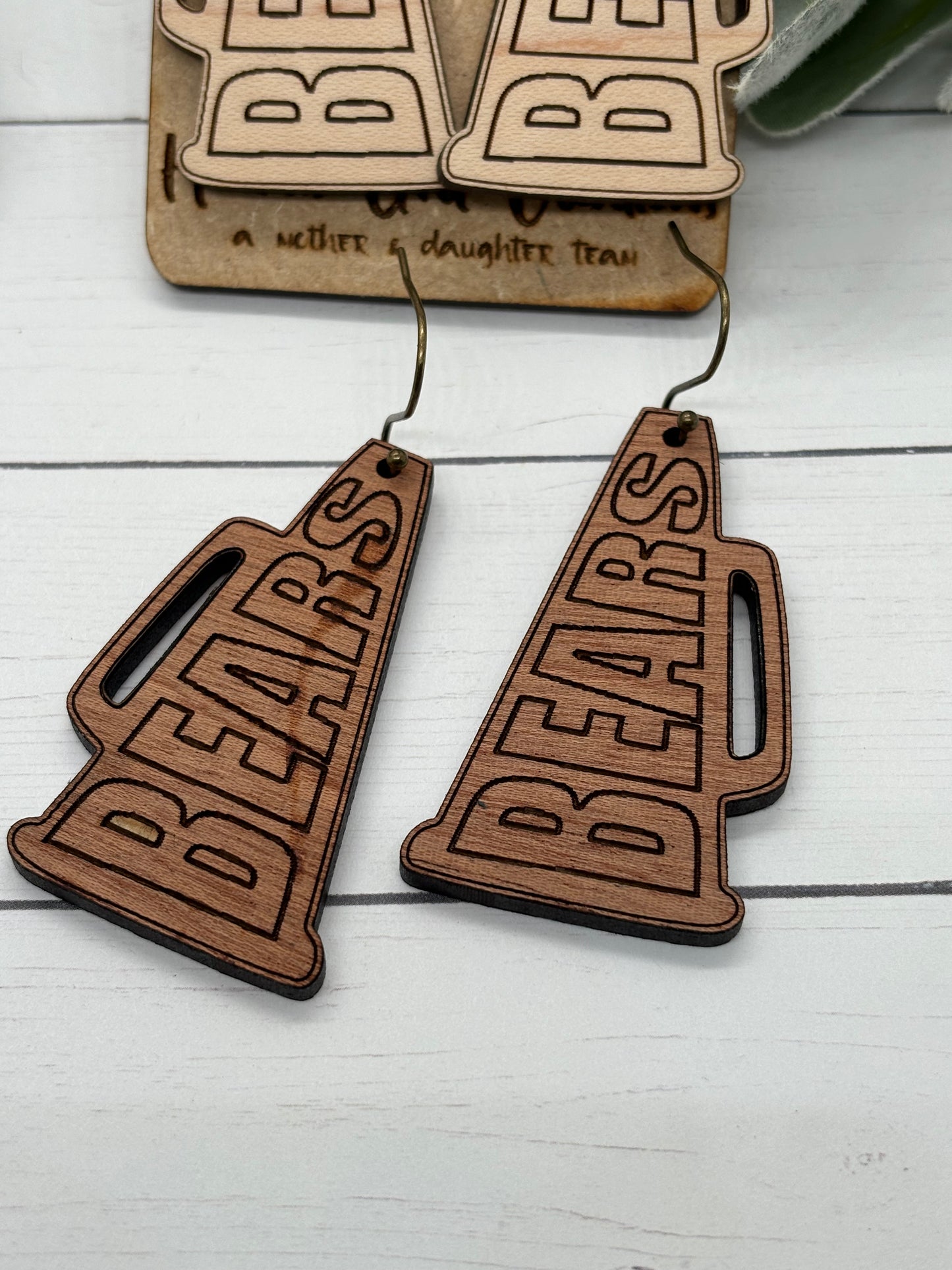 Bear School Spirit Earrings