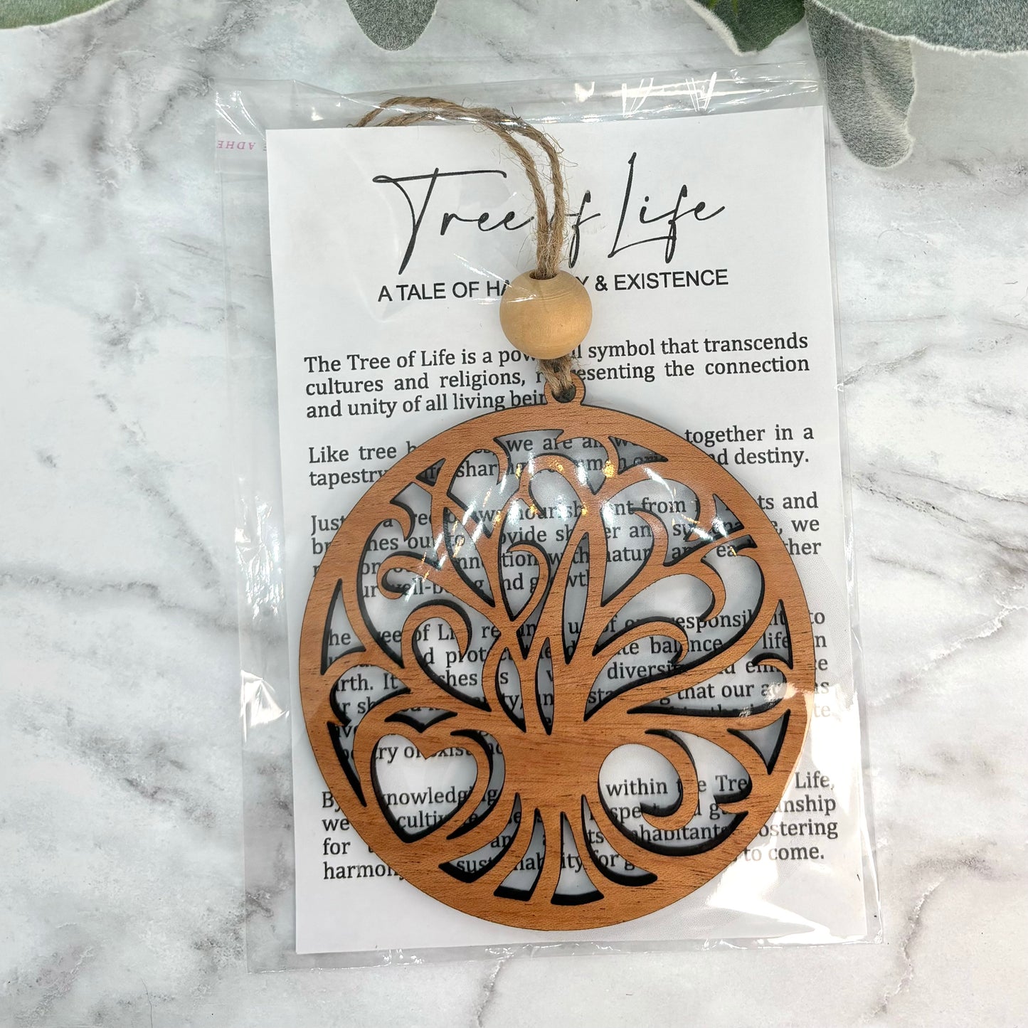 Tree of Life Story Card Ornament/Car Charm/ Bag Charm