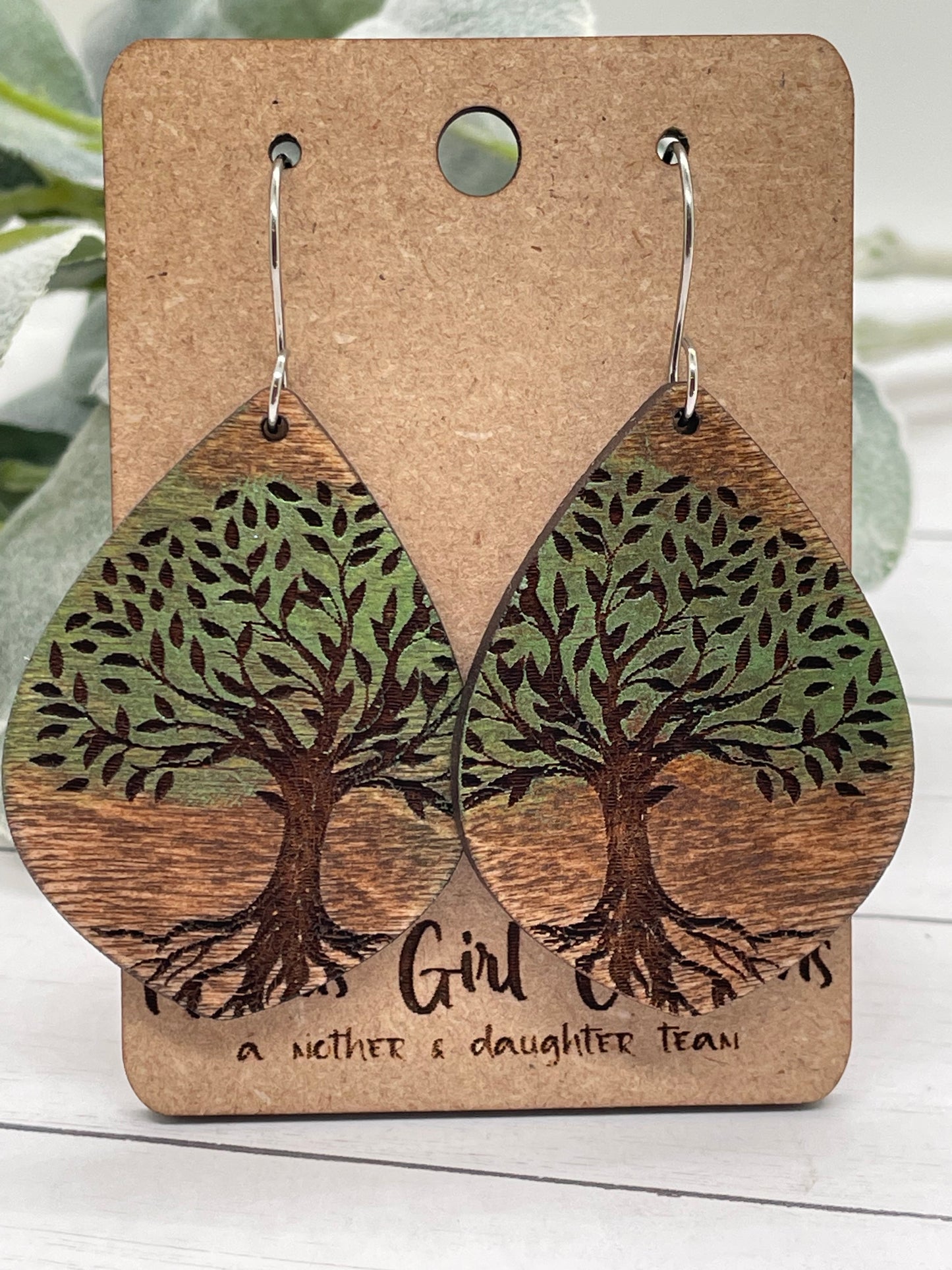 Tree of Life Teardrop (Hand-painted)