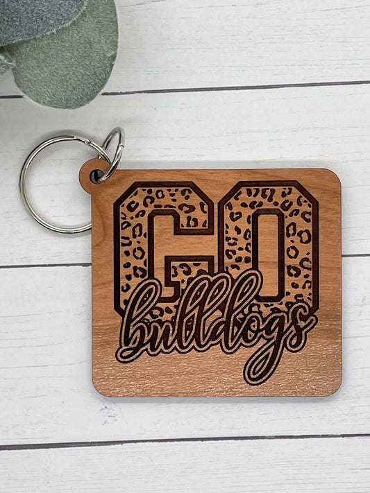 Go Bulldogs Keychain