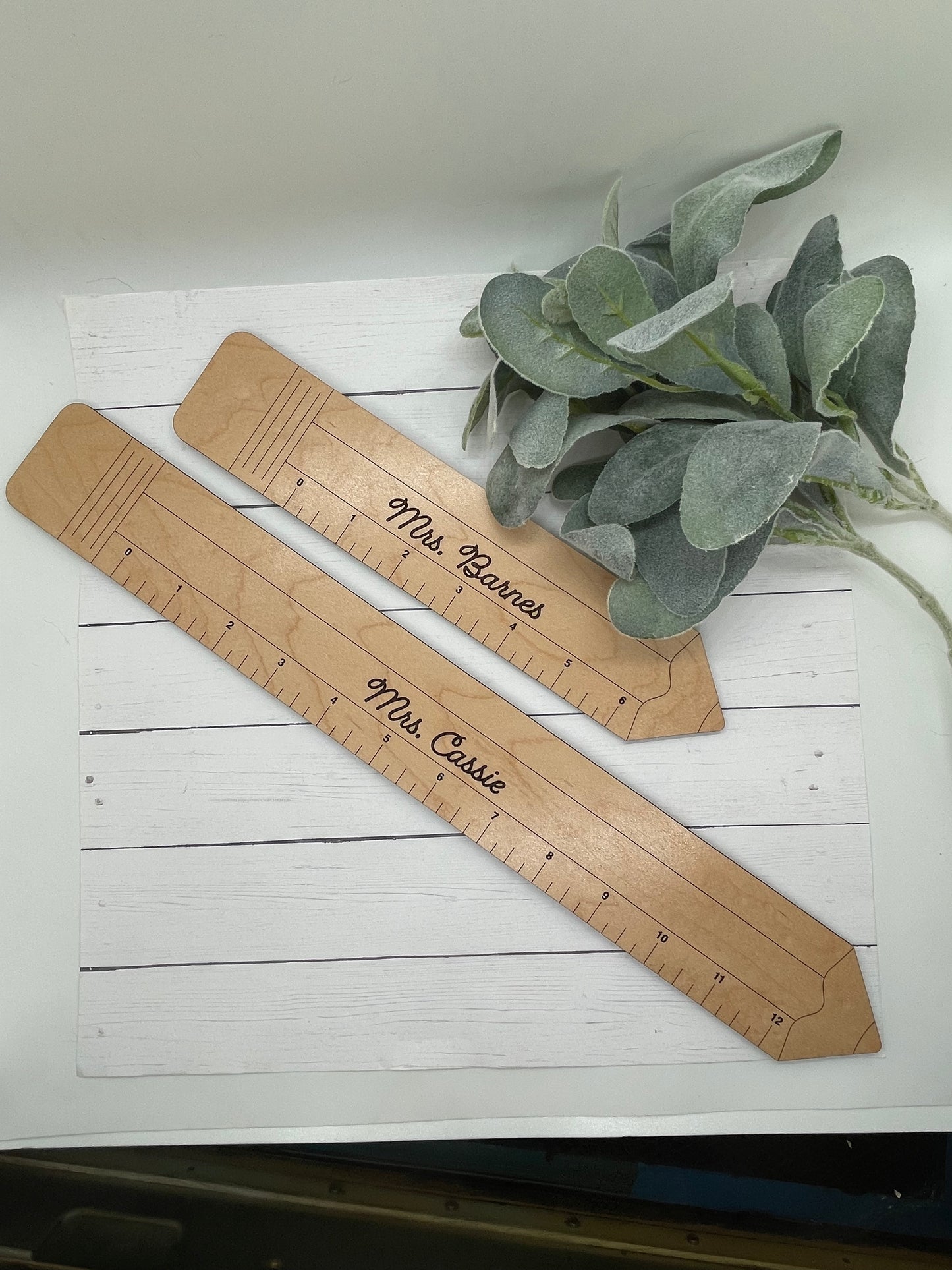 Teacher Appreciation Personalized Ruler