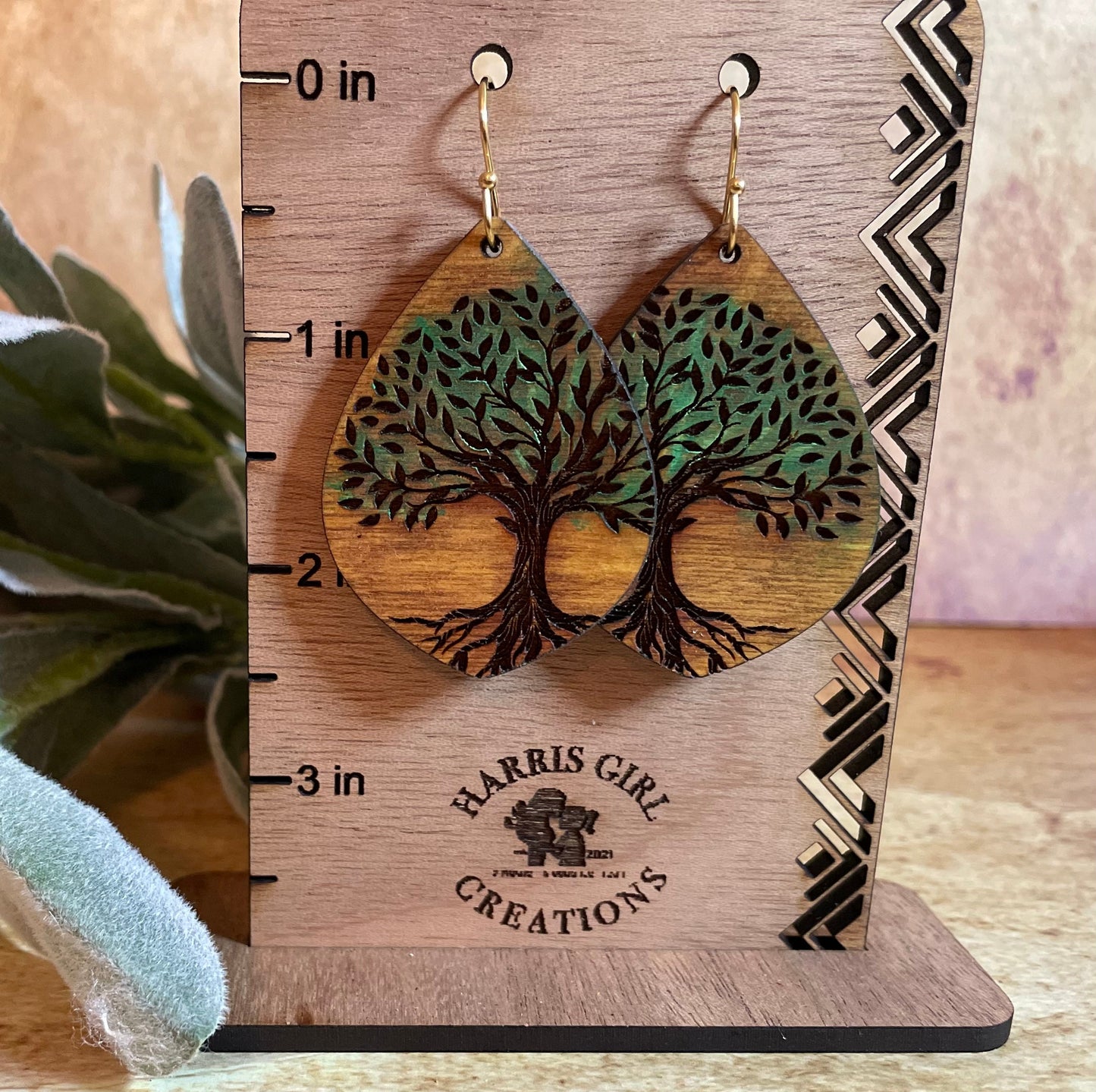 Tree of Life Teardrop (Hand-painted)