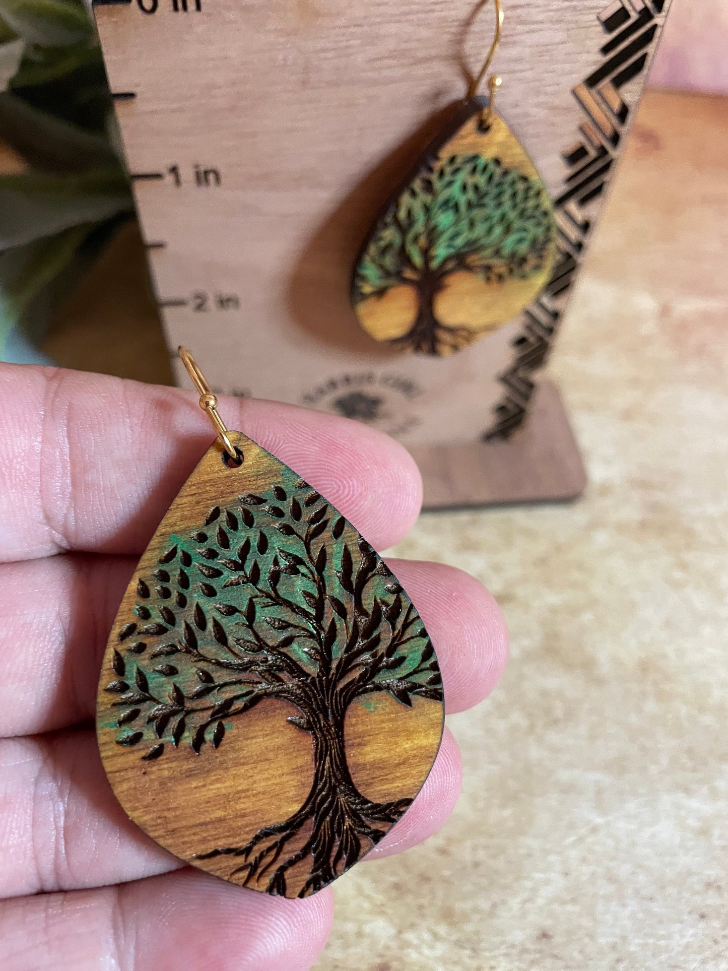 Tree of Life Teardrop (Hand-painted)