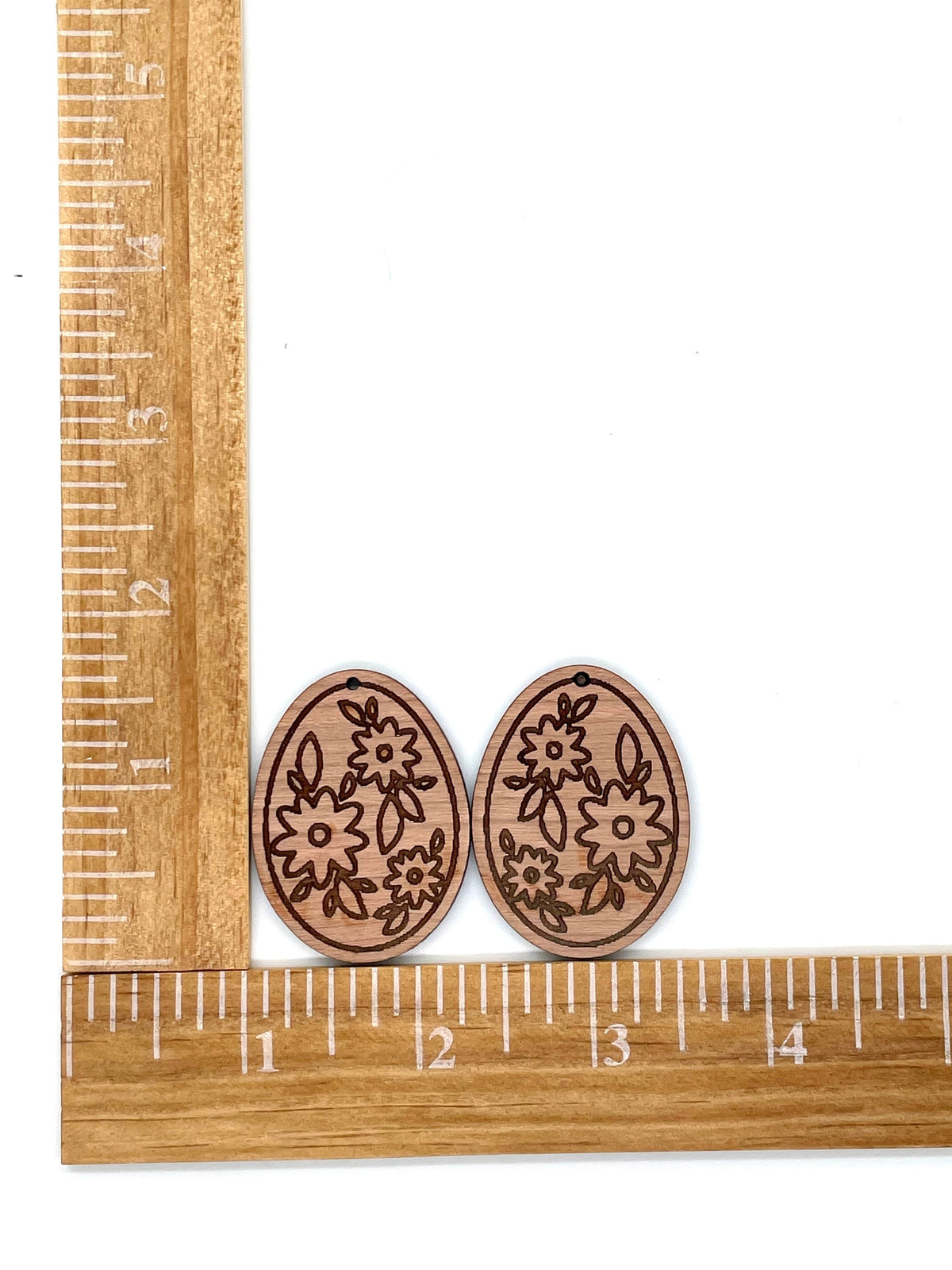 BLANKS - Unfinished Flower Egg Shape Drop