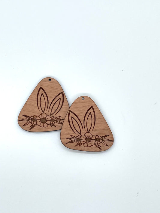BLANKS - Easter Bunny Ear with Flowers